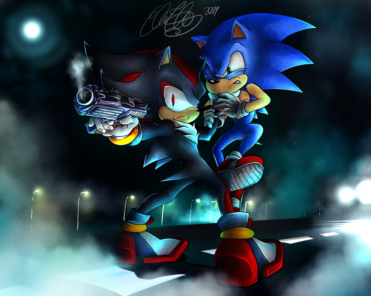 Dark Sonic Fan Art