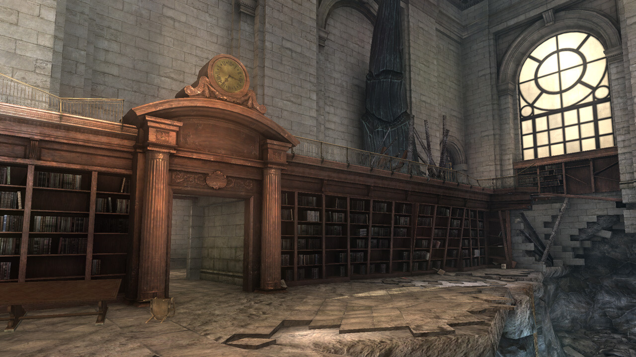 Library Door - In Game