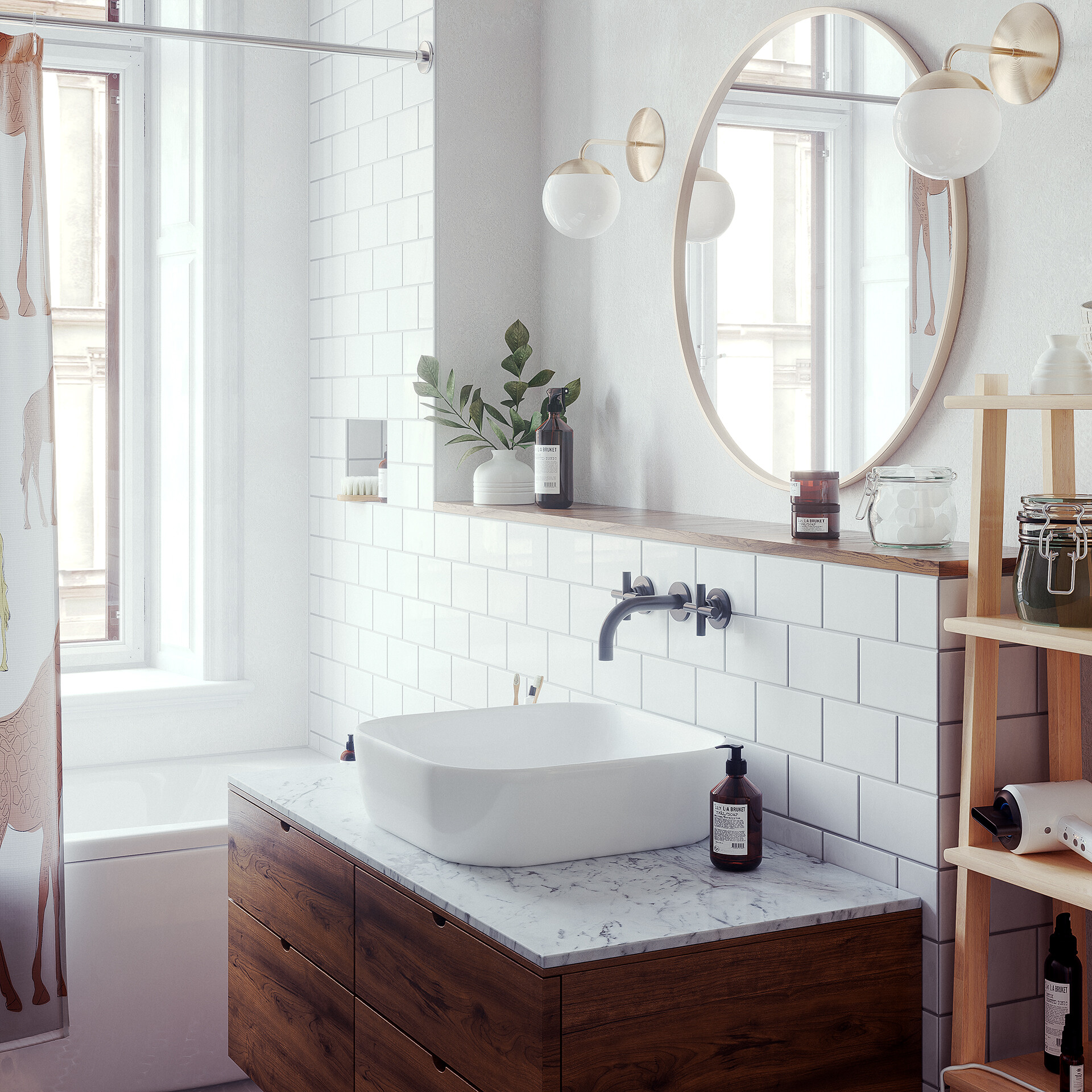 Artstation Bright Scandinavian Bathroom Jeppe Speedtsberg Nielsen