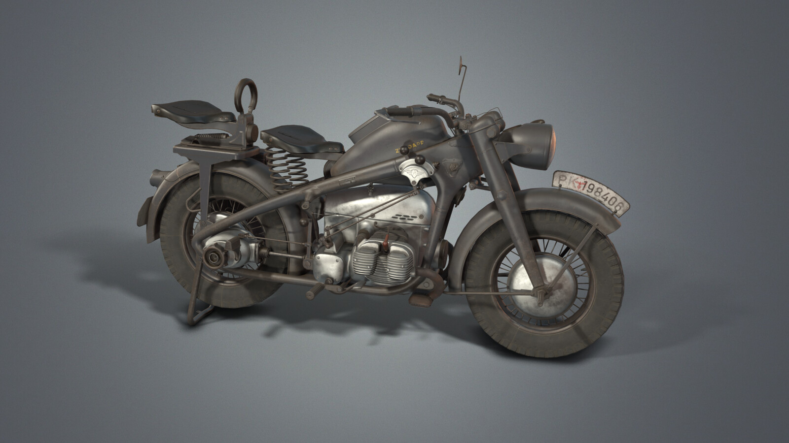 Zundapp KS 750 вес
