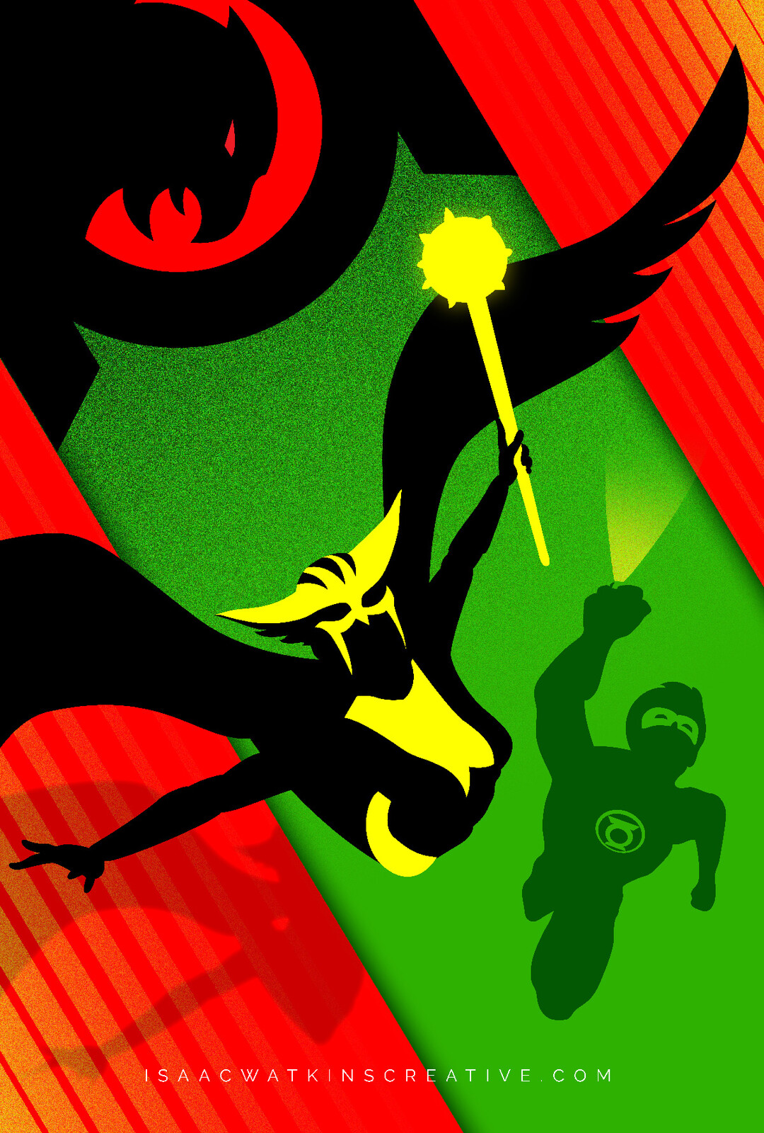 Green Hawk Poster