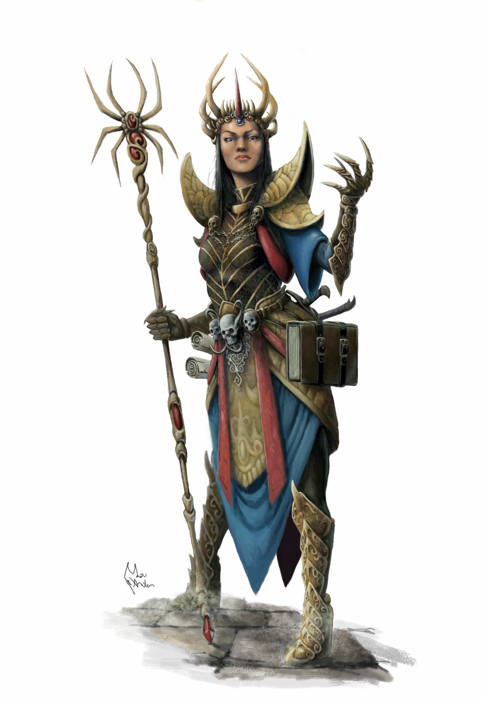 Artstation Demoniste Femme Humaine