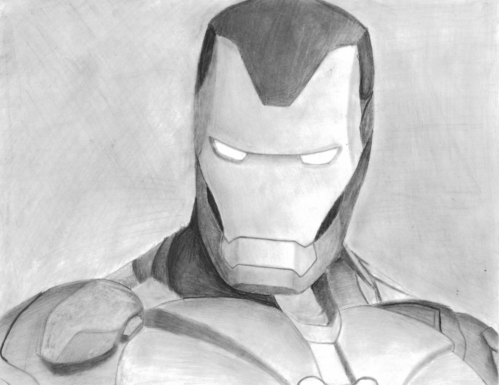Tyler Nelms - Iron Man Pencil Drawing