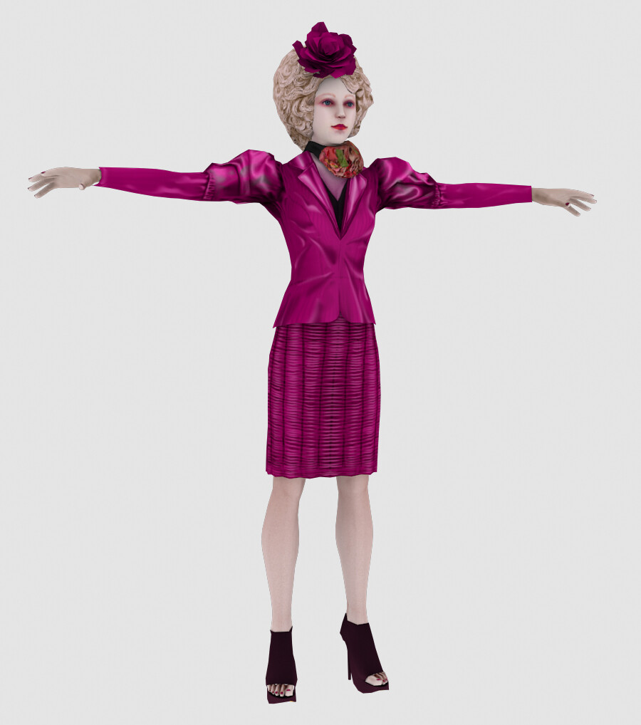 Effie trinket sales purple dress