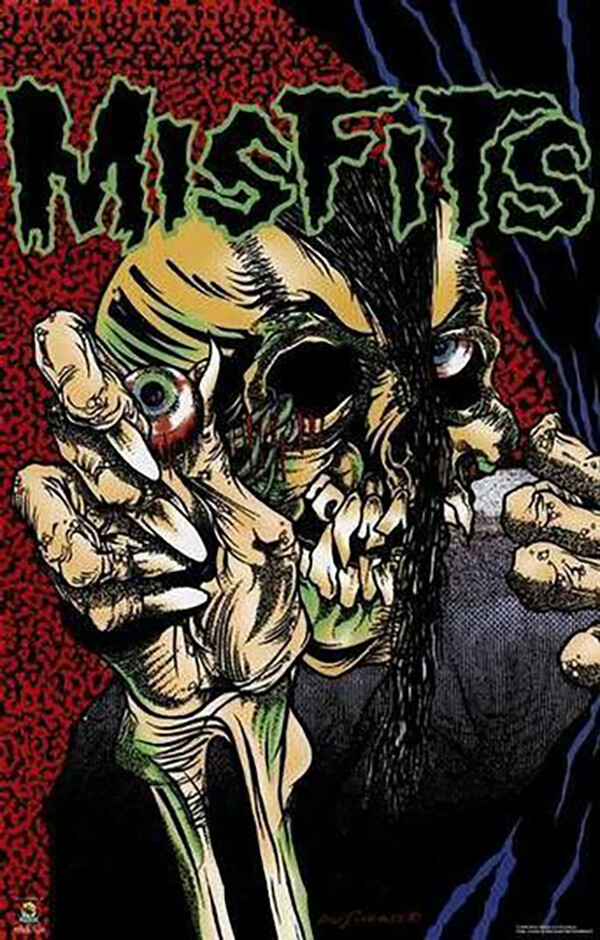 Original art by Pushead