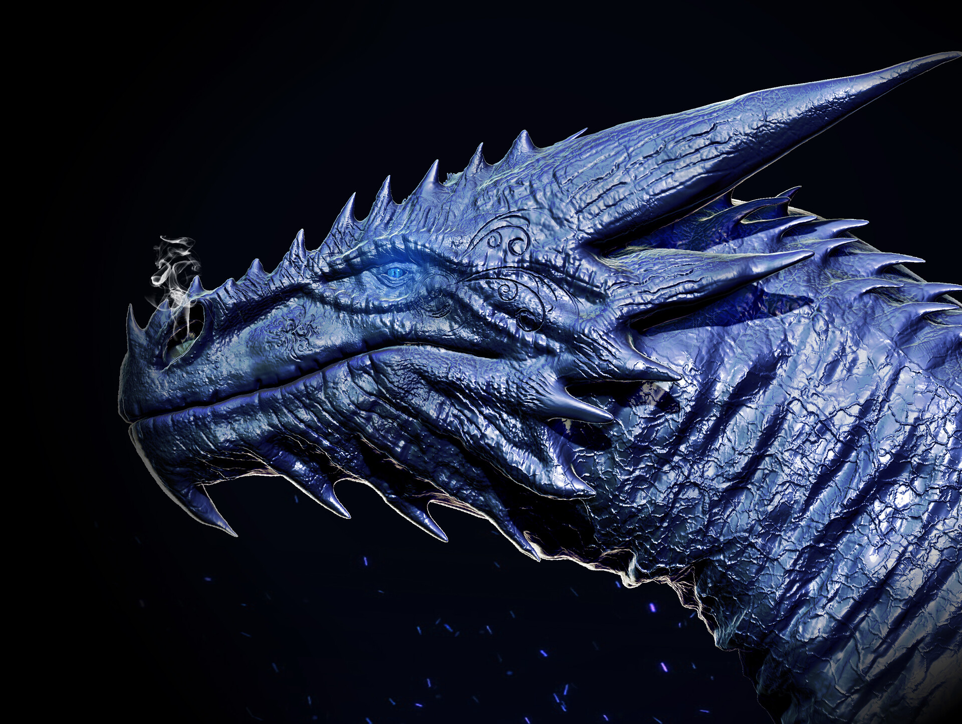ArtStation - Ice dragon