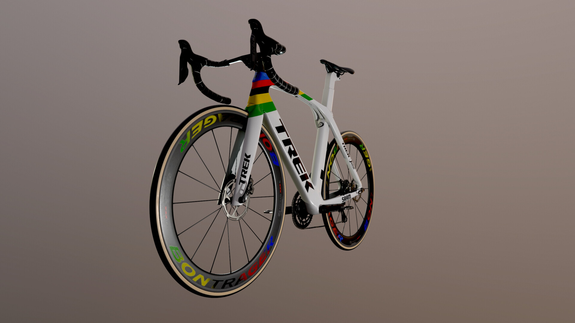 Dawid Hy y TREK MADONE World Champion Mads Pedersen edition