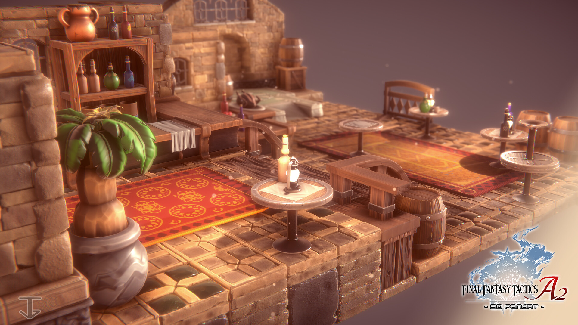 Julien Galibert Unity Final Fantasy Tactics Advance 2 3d Fanart