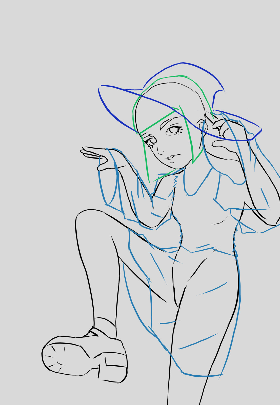 Anatomy linework + clothing guidelines
