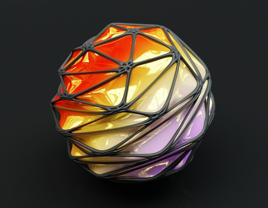 ArtStation Abstract Geometric Modern day 3d Art