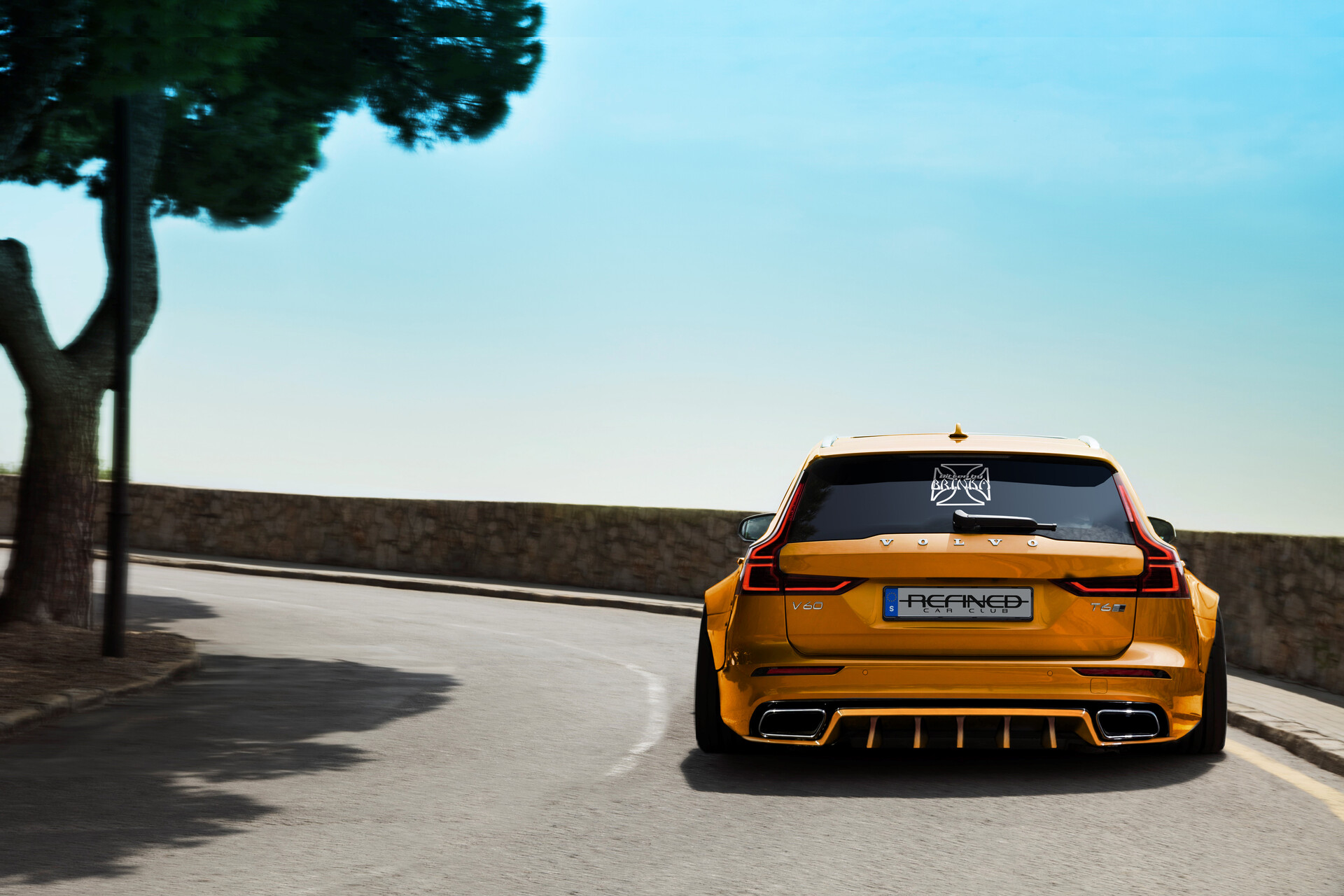 Volvo v60 deals wide body kit