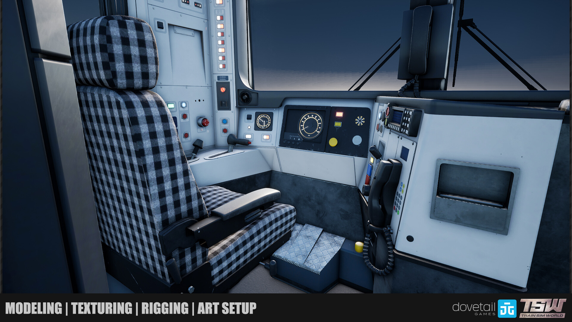 ArtStation - Class 166 Cab TSW Train