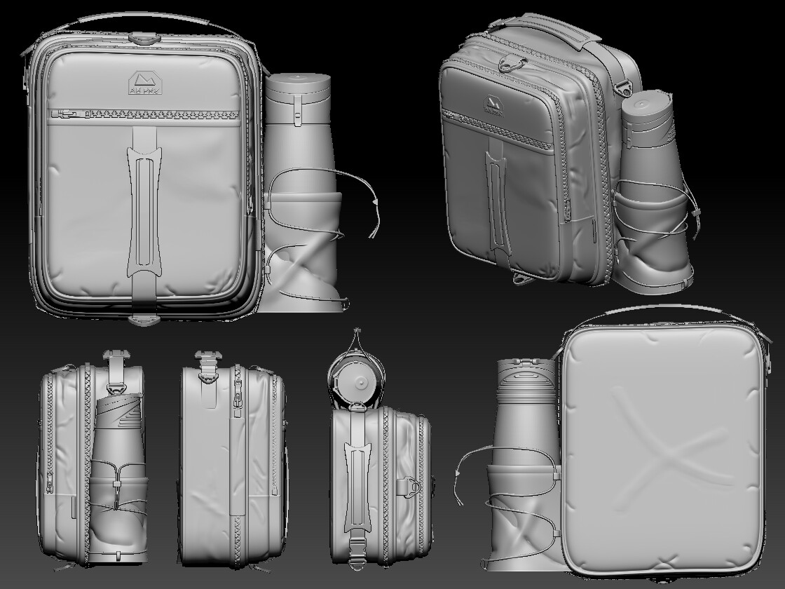High Poly in Zbrush.