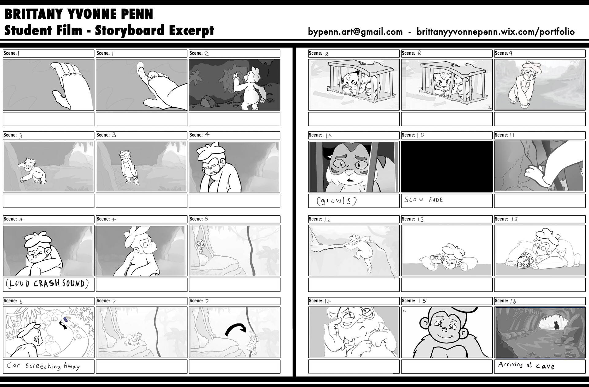 storyboard examples thesis
