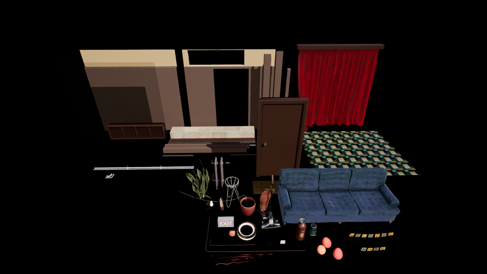 All the items used in the project