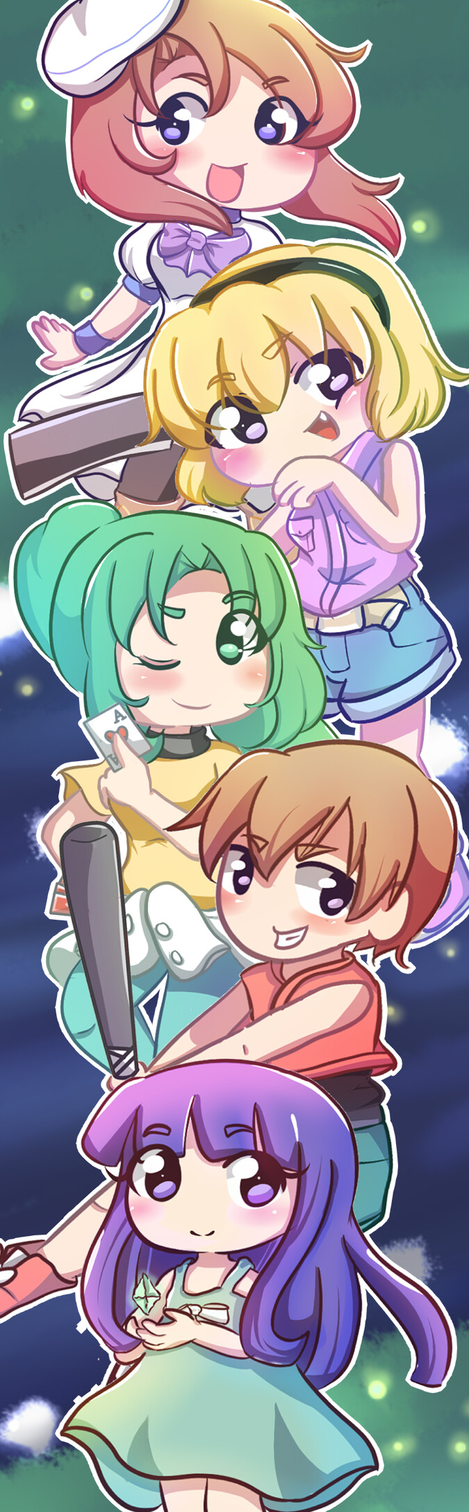 ArtStation - Higurashi - The club members