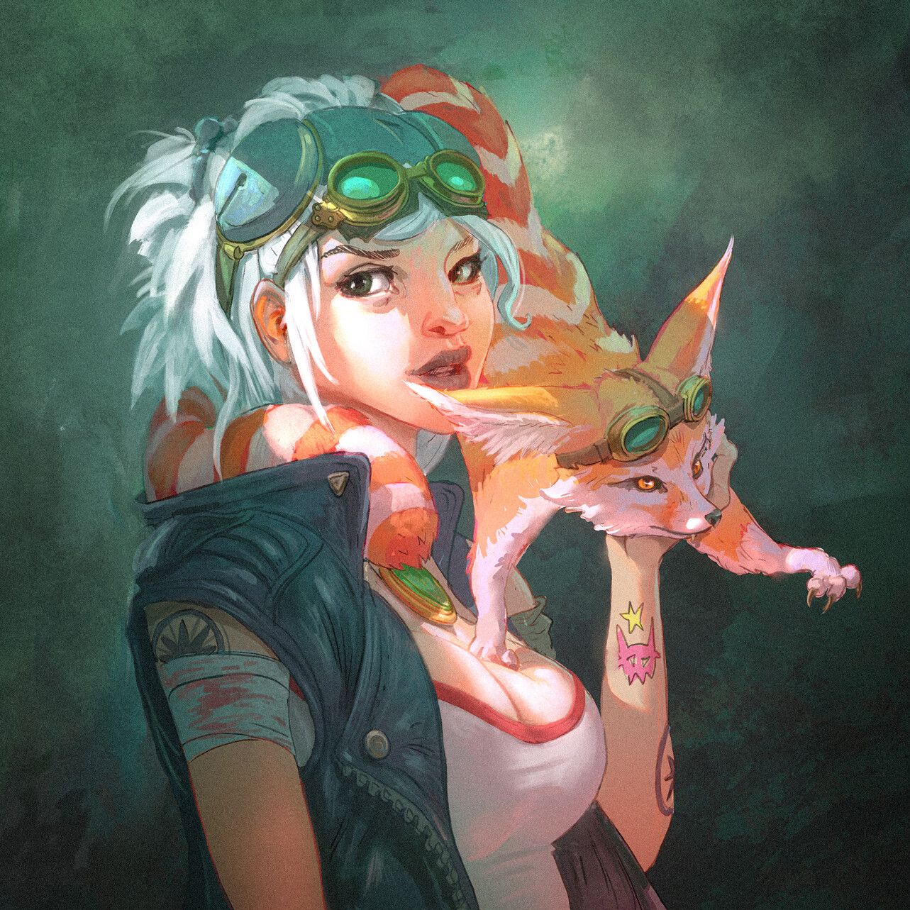 Artstation Foxy Lady Emil Landgreen