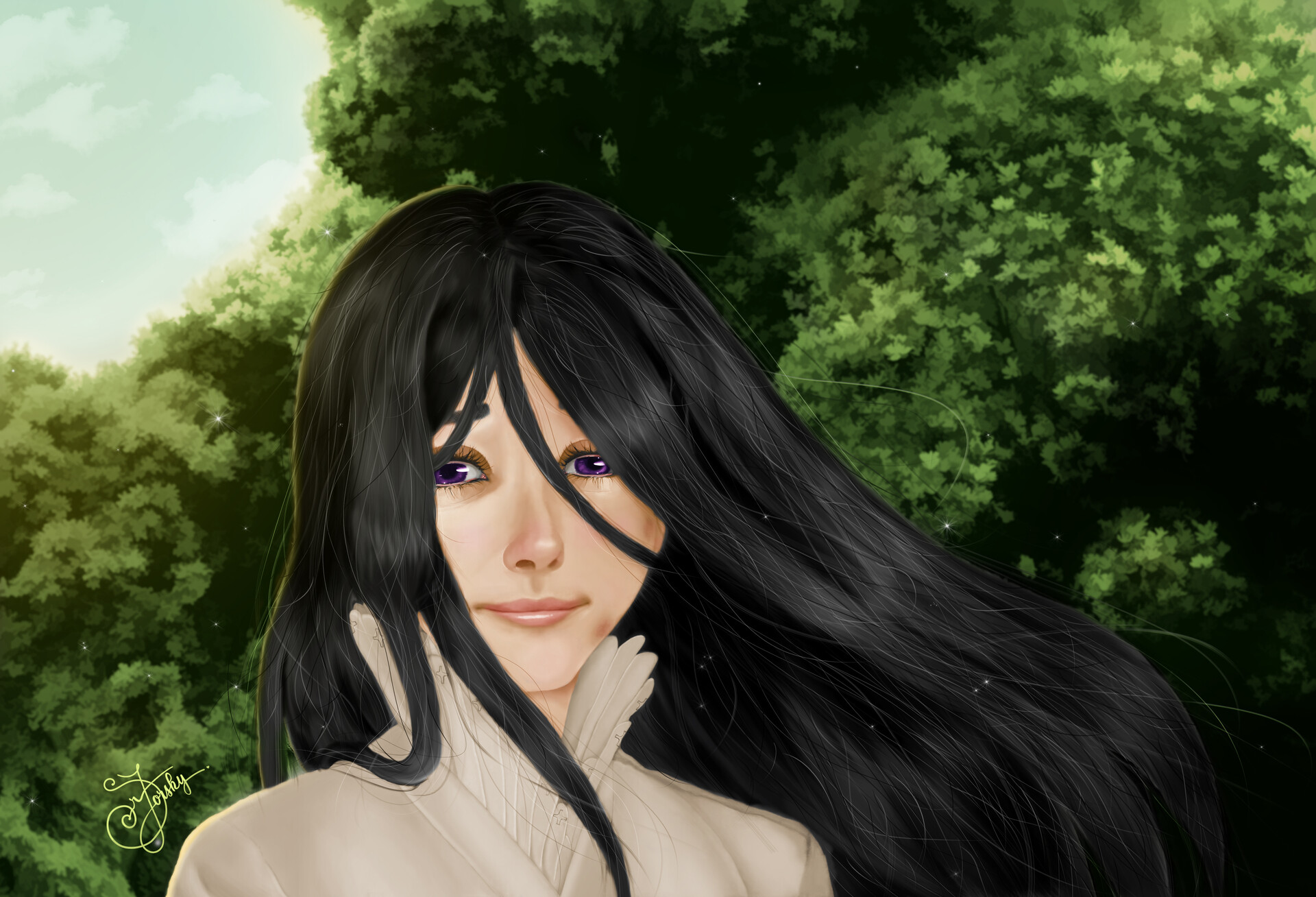 pics Isabella The Promised Neverland Hair Down artstation isabella from the