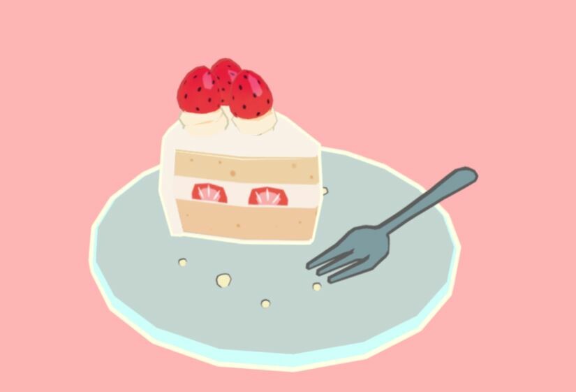 ArtStation - Strawberry Cream Cake