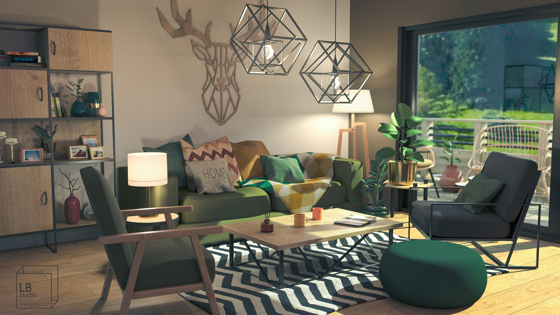Artstation Livingroom Lisa Bourbon