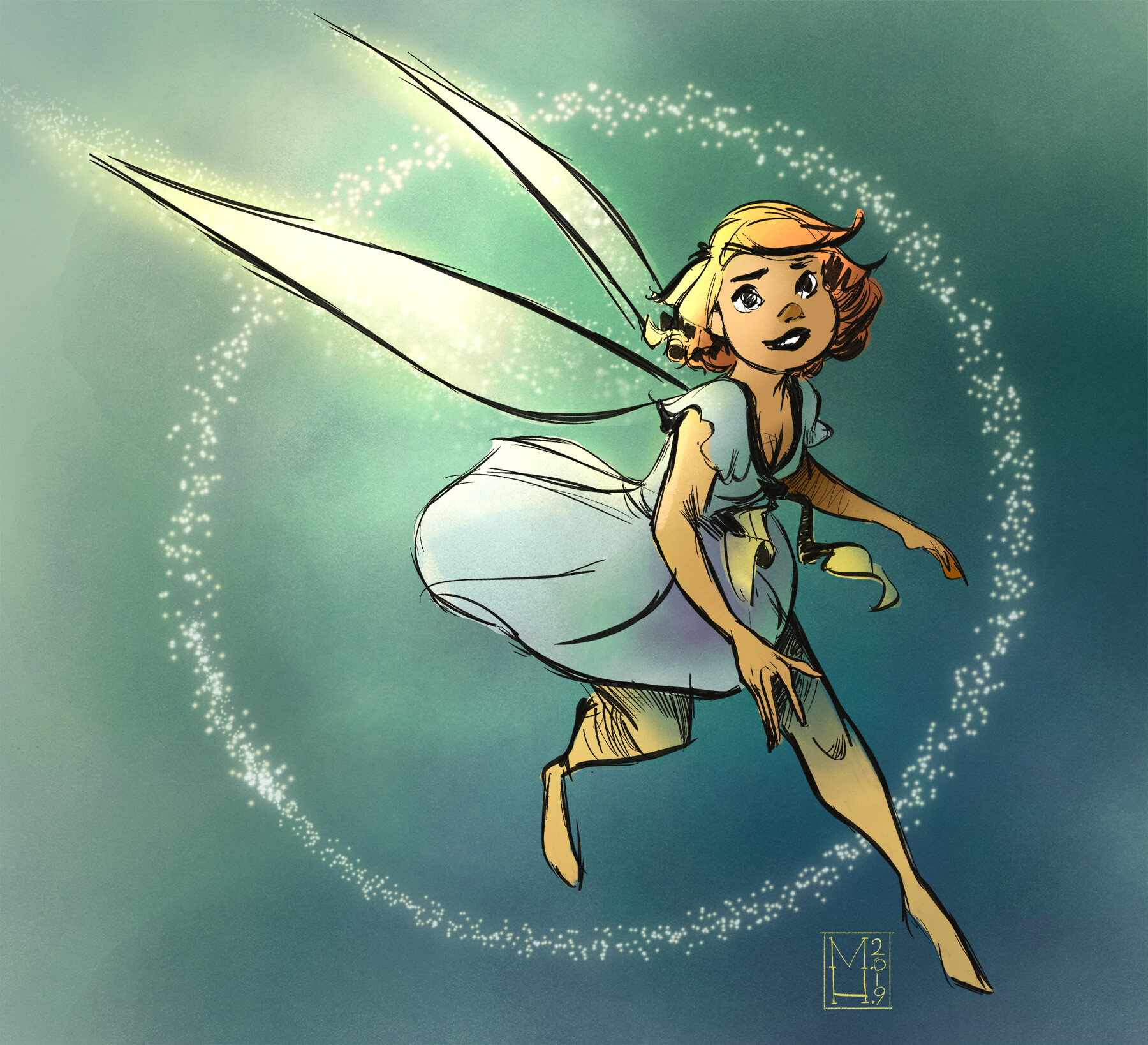 Fairy Drawing Stock Photos, Images and Backgrounds for Free Download