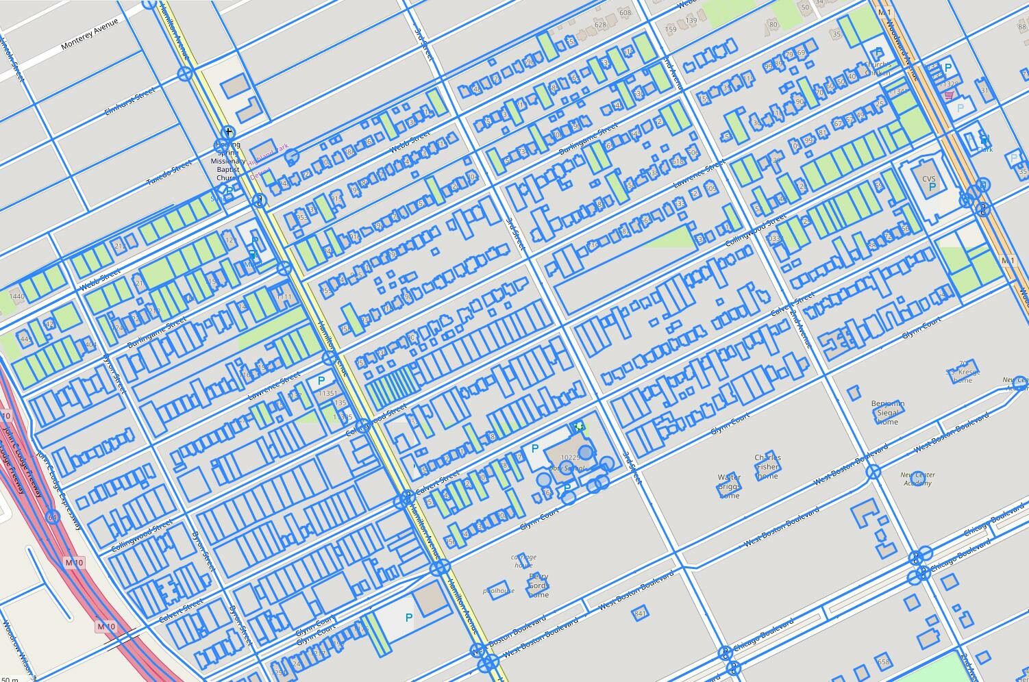 Tyson Gersh Woodward Village Neighborhood Map Detroit, MI