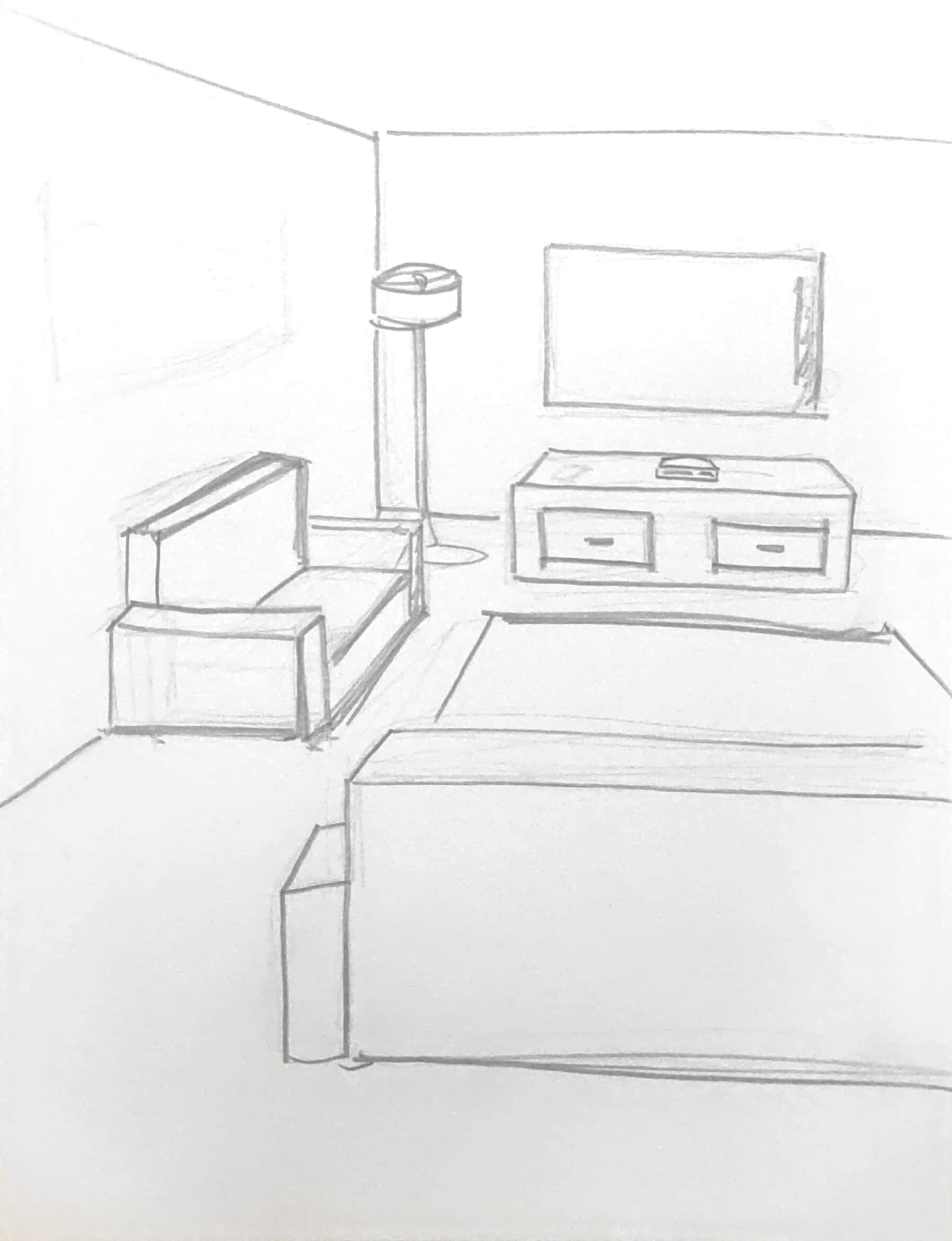 How to do interior design sketches | Journal | Katharine Pooley