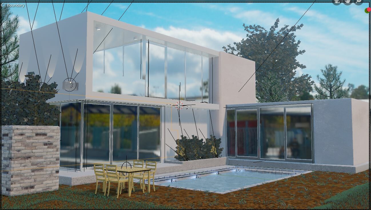 Criar e projetar uma casa 3D moderna em liquidificador, Stephen Pearson