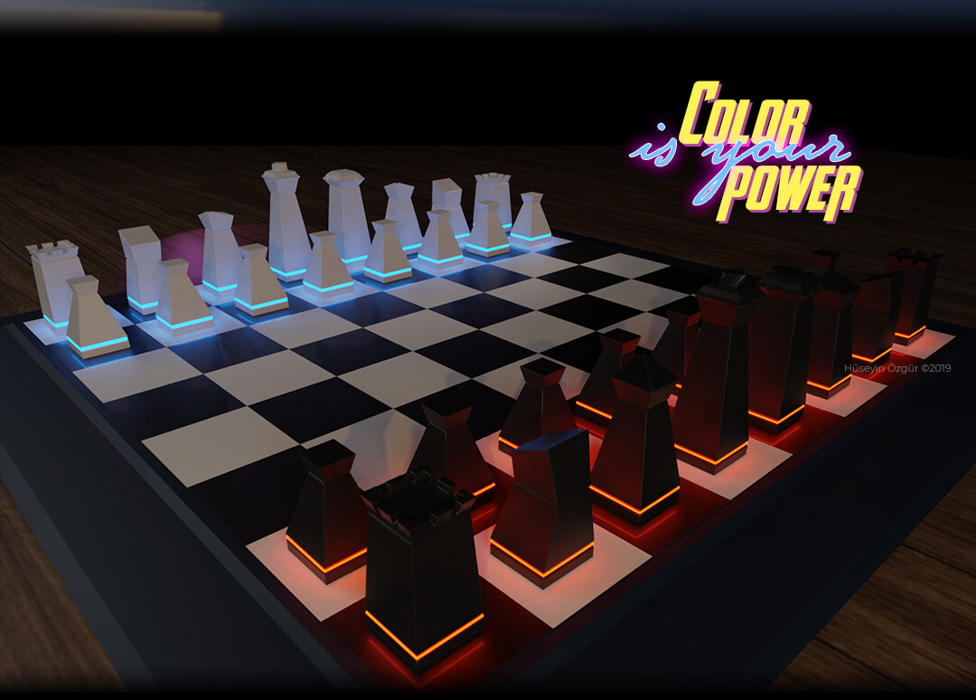 Gráfico de xadrez 3D Knight · Creative Fabrica