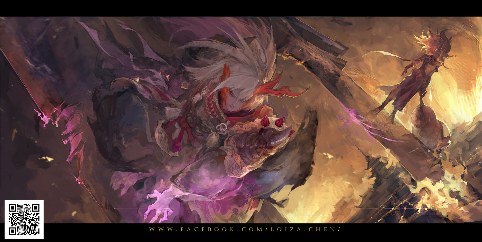 Artstation 陰陽師 酒吞童子 茨木童子 Loiza Chen Artstation 陰陽師 酒吞童子 茨木童子 Loiza Chen