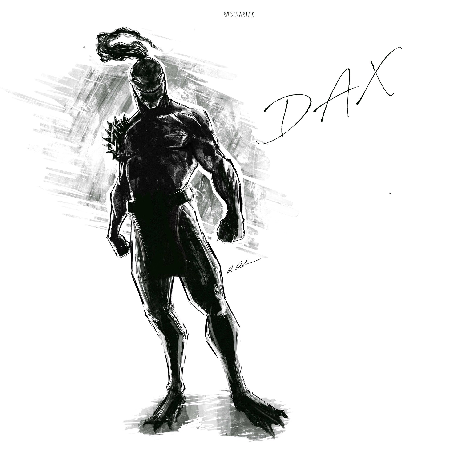 Robin Son Zhc S Dax Fanart By Me
