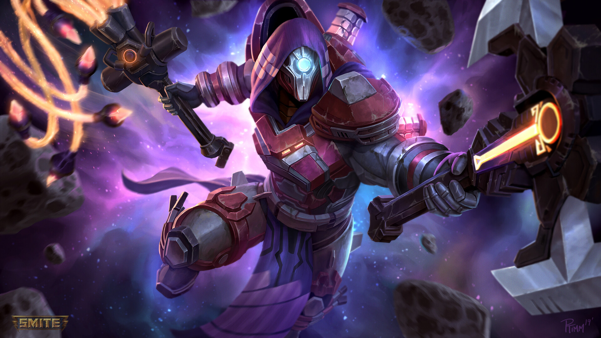 Wallpaper Artstation Smite Code Breaker Osiris Skin Andy Timm For Android