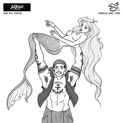 Inktober 2019 | Day 30: Catch