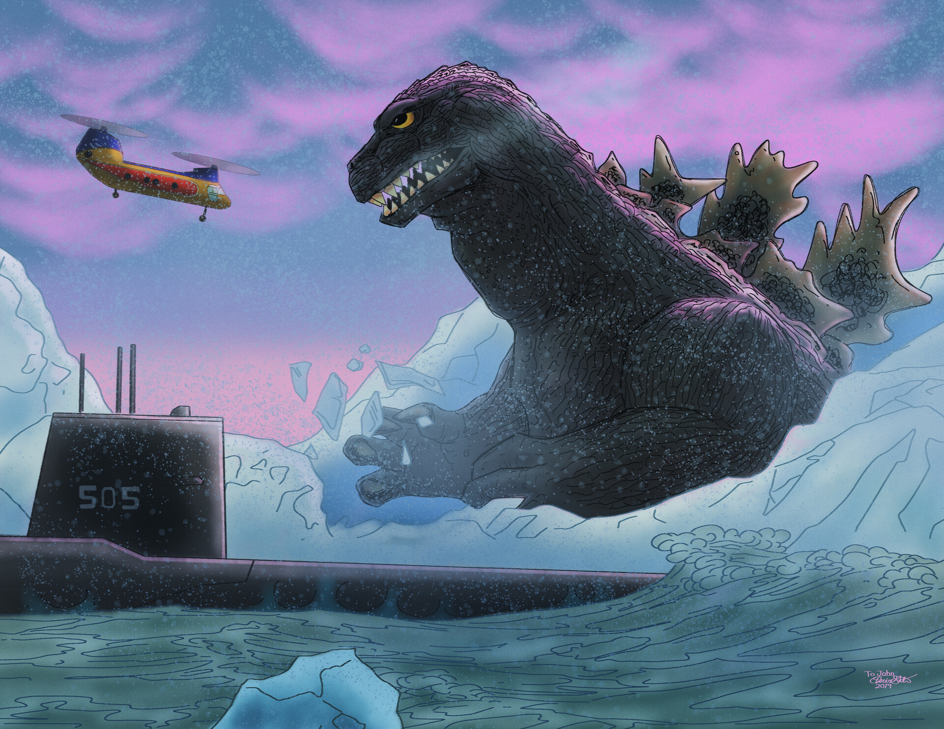 ArtStation - Godzilla 1962