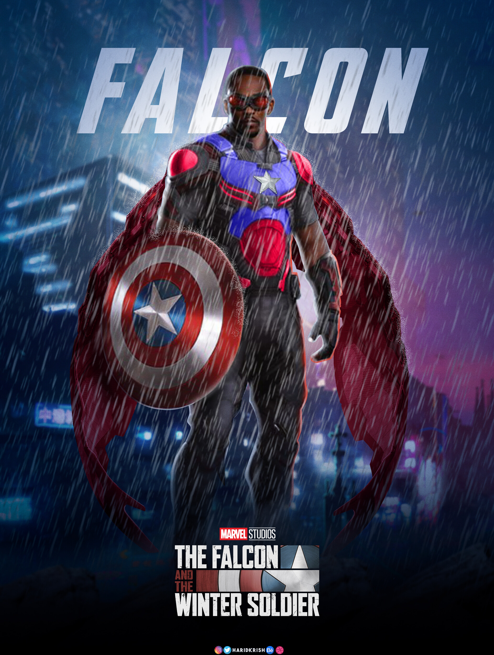 Artstation Falcon And The Winter Soldier Movie Hari Krish