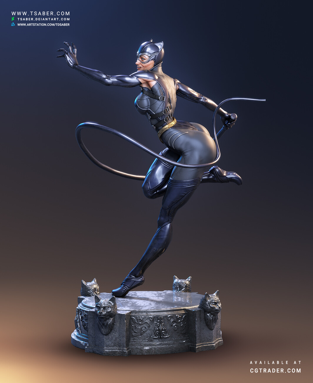 catwoman sculpture