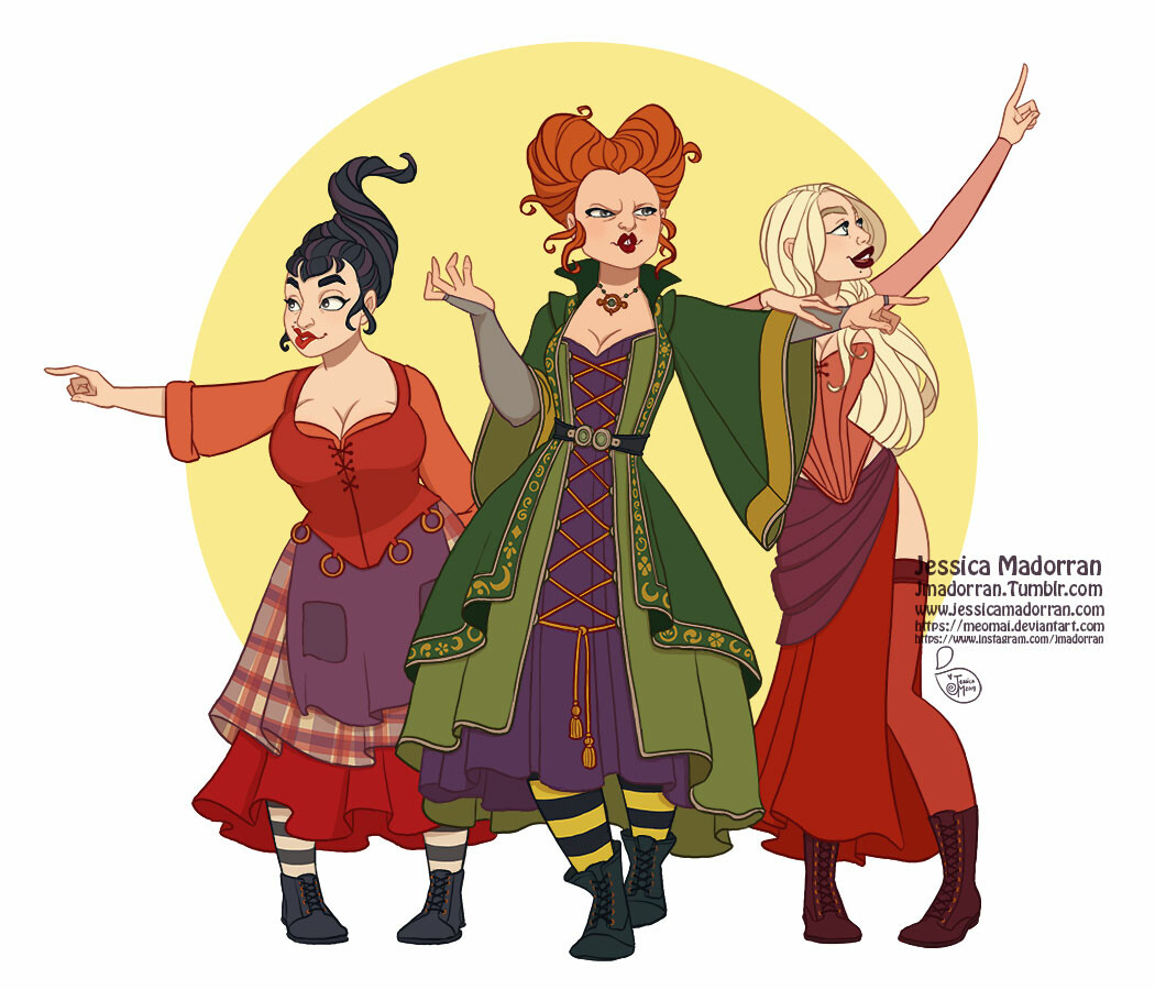 Sanderson Sisters by MrNoobtastic on DeviantArt  Sanderson sisters  Sisters Hocus pocus witches