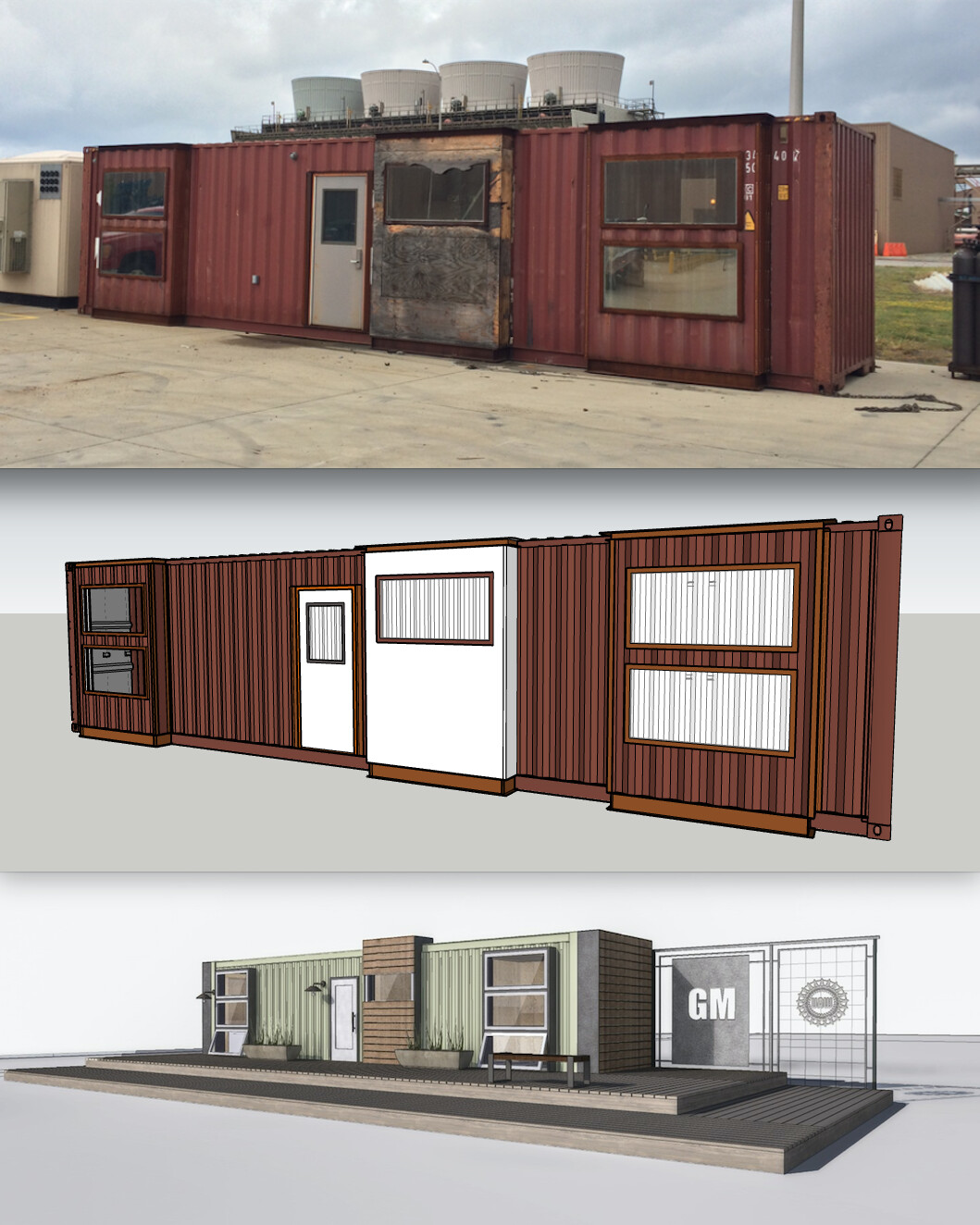 Tyson Gersh Shipping Container House 3d Model