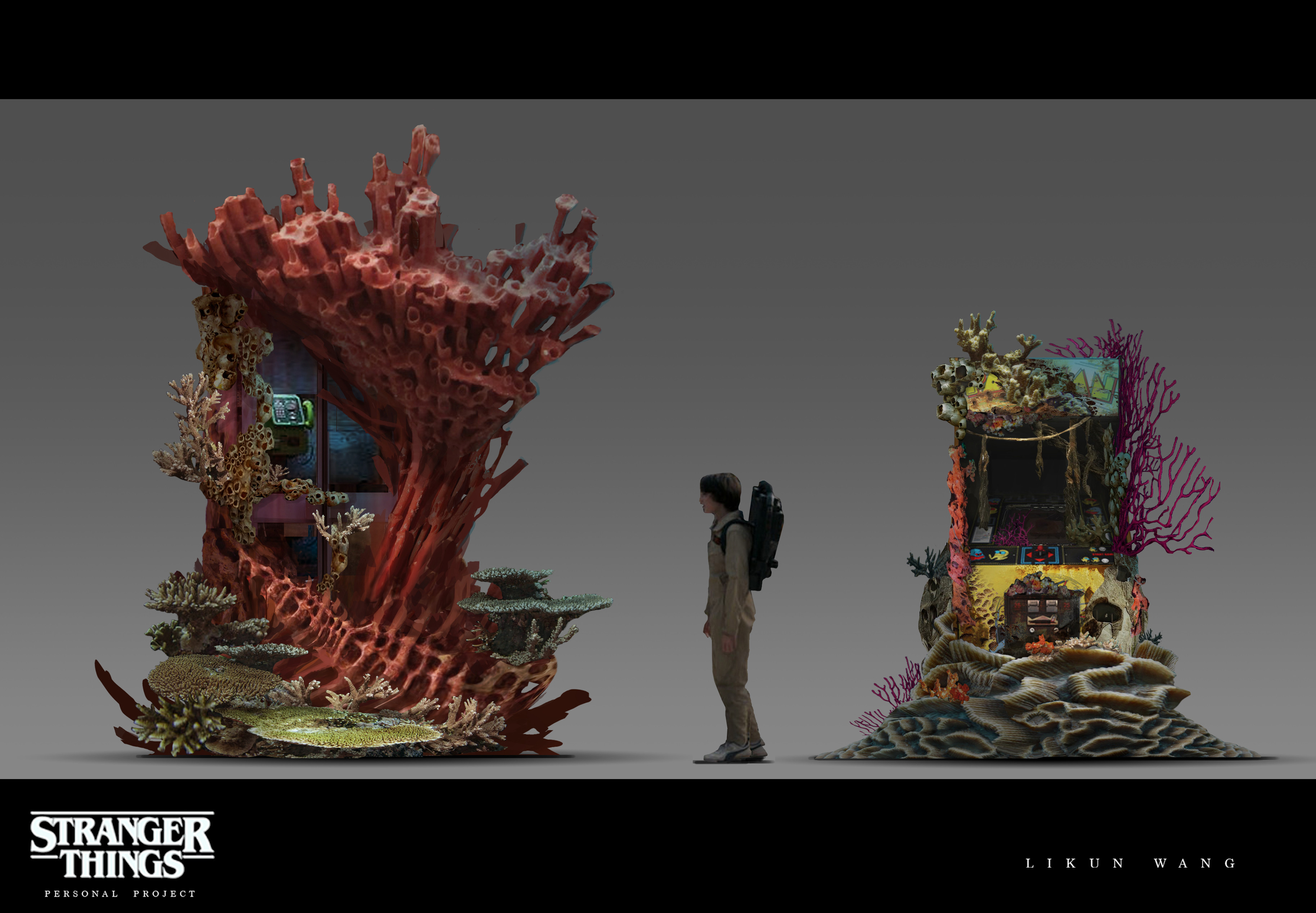 Telephone booth &amp;Arcade