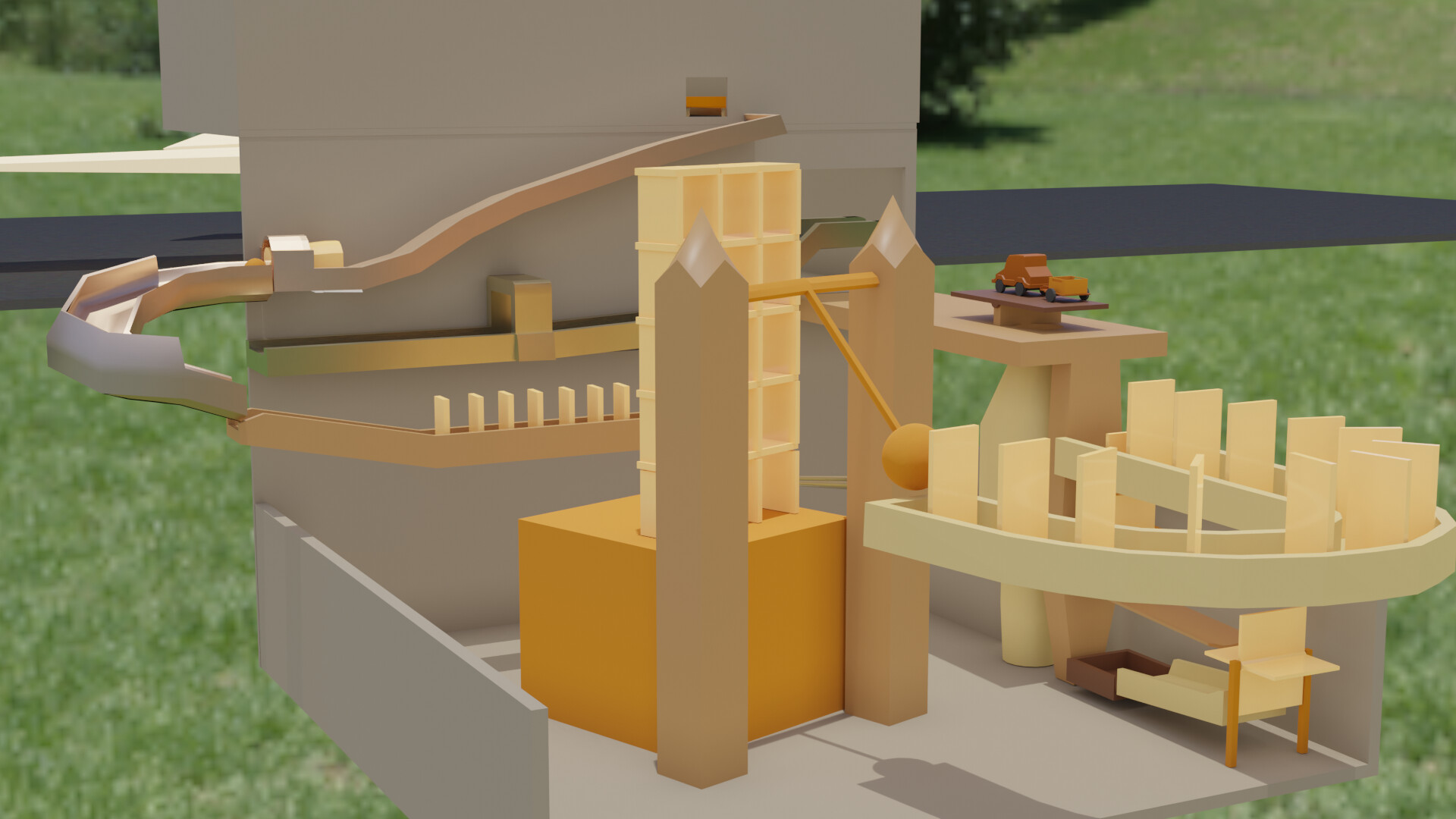 Artstation Rube Goldberg Machine Laura Garcia