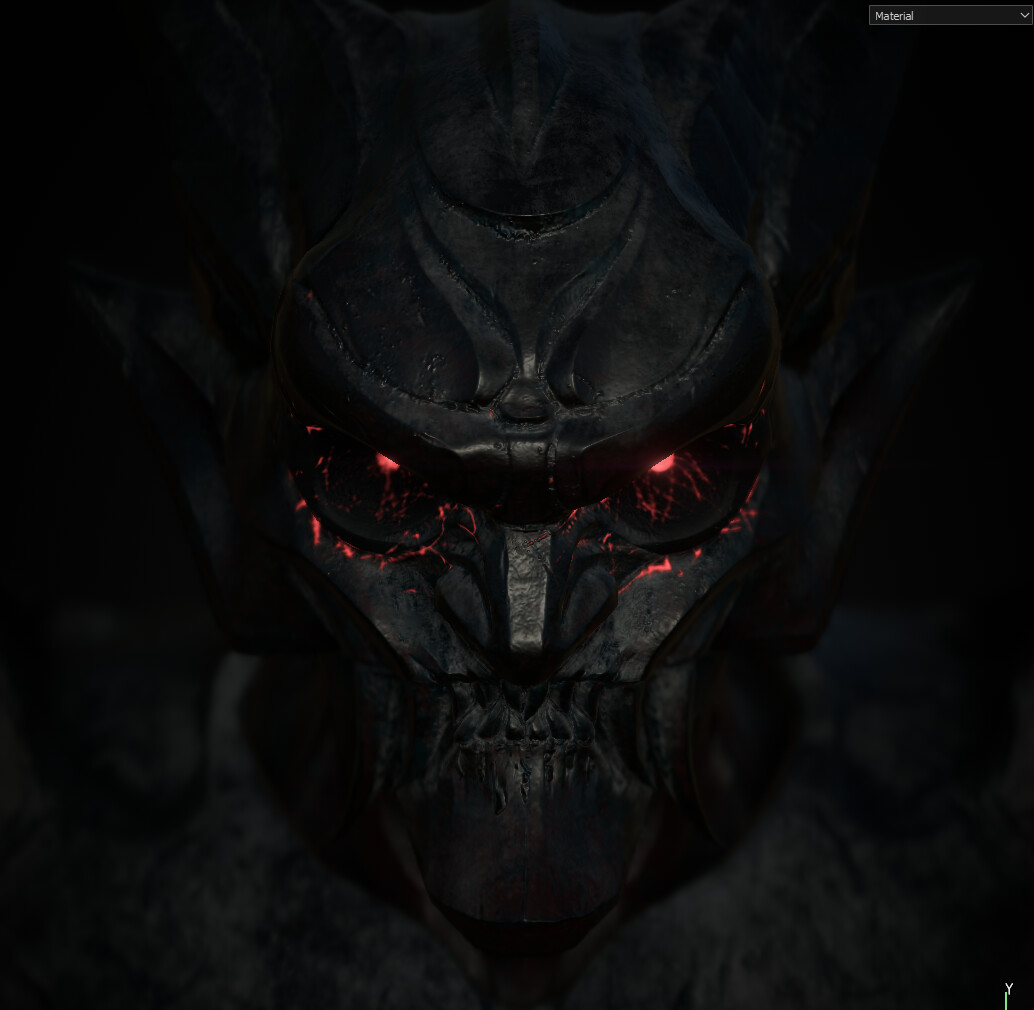 First pass of the Demon Textures + Alternative Emissive Eyes