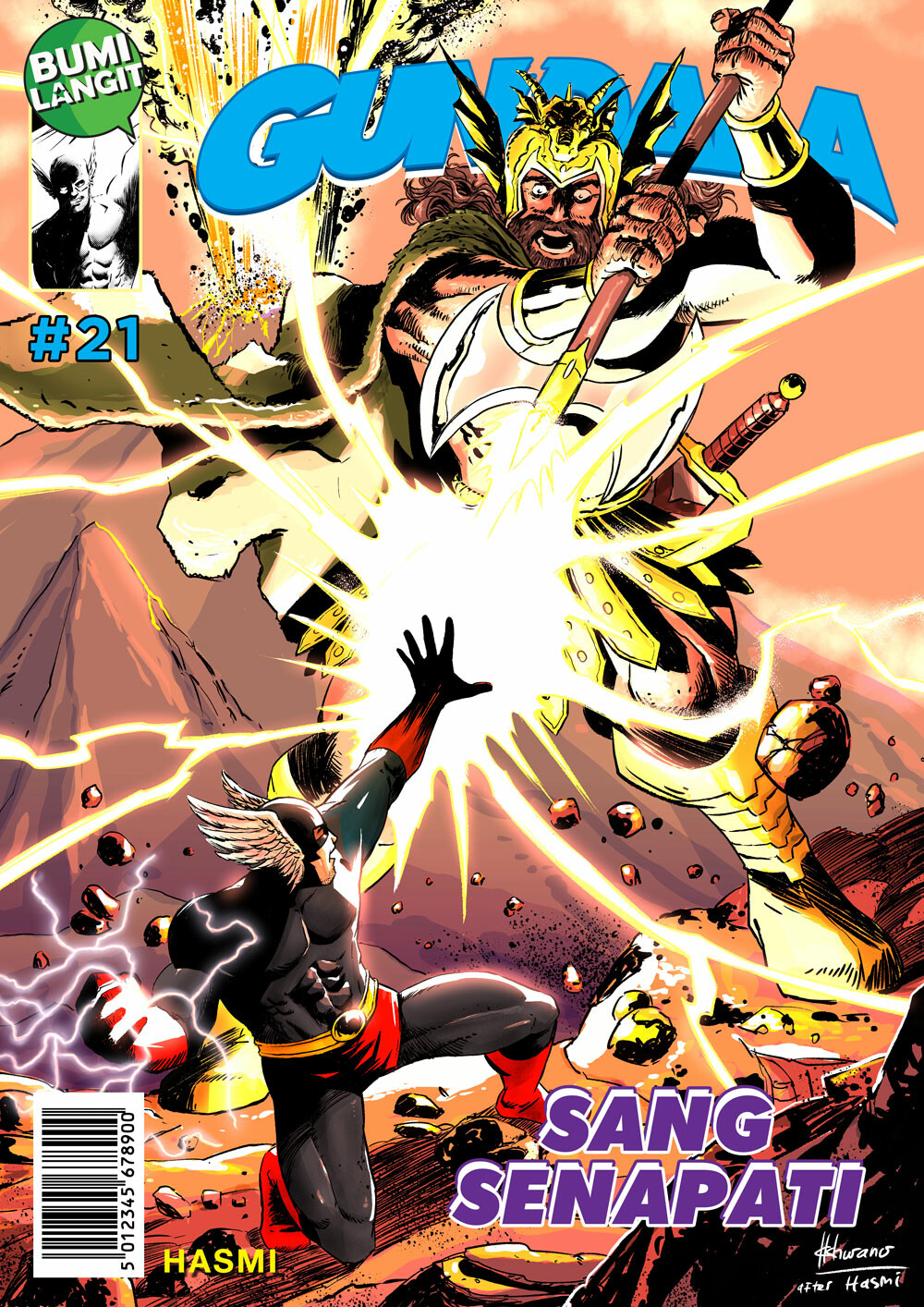 Artstation Gundala Comic Covers Ferry Ickhwano