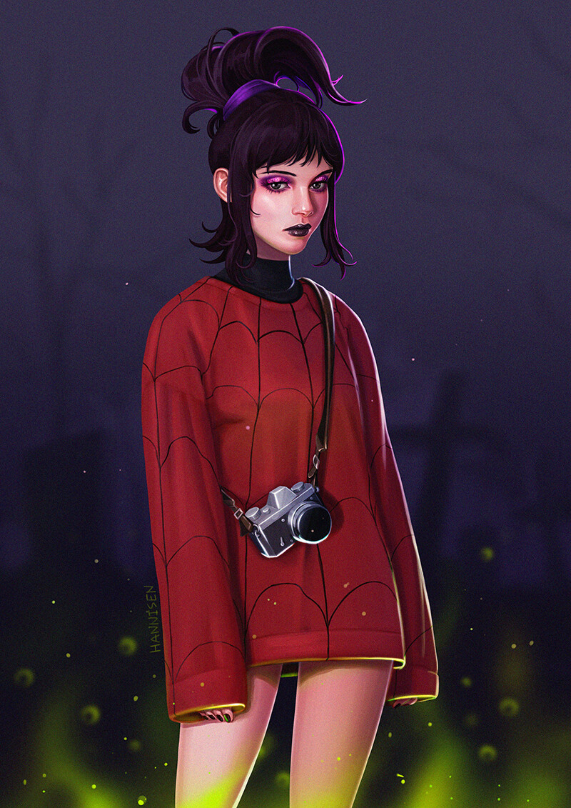 Artstation Lydia Deetz Daria Ustinova