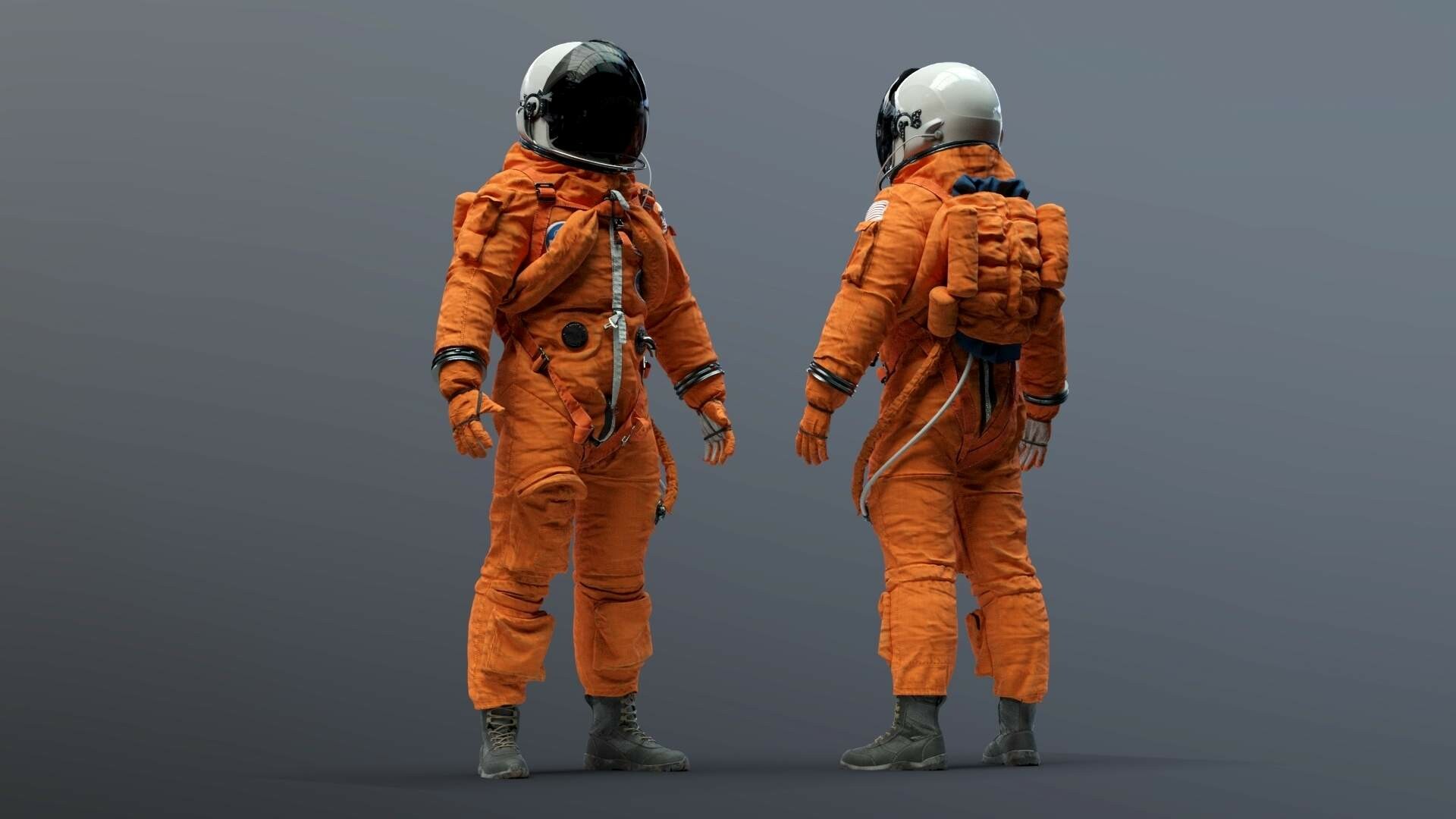 ArtStation NASA ACES Space Suit, RenderHub 3D Models