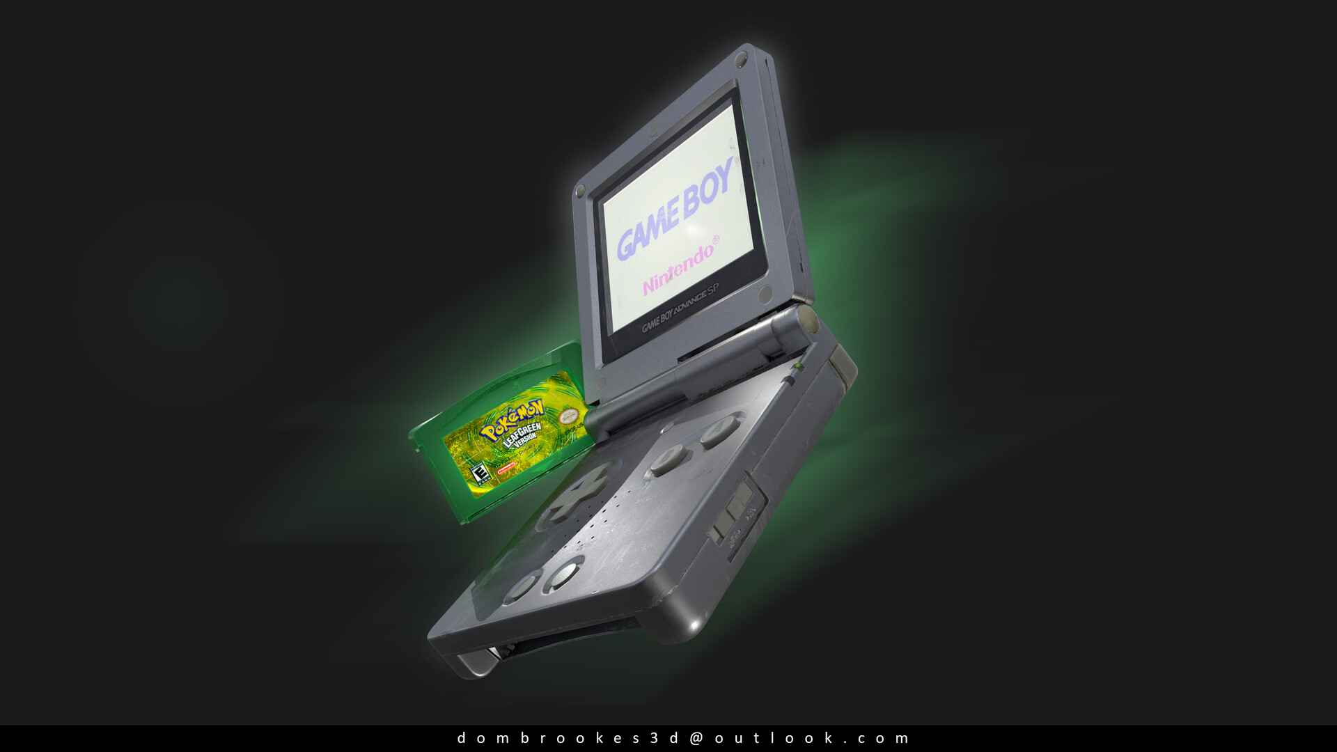 Artstation Game Boy Advance Sp Dom Brookes
