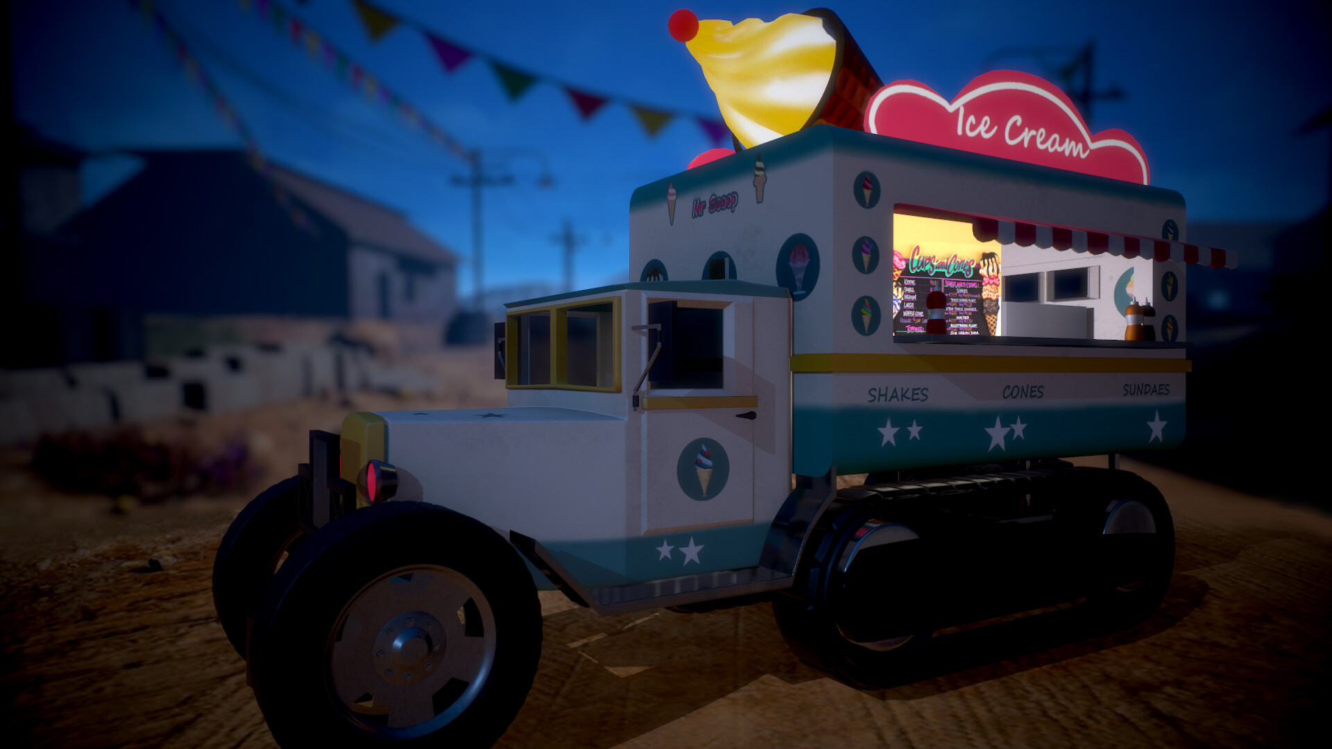 ArtStation Ice cream truck