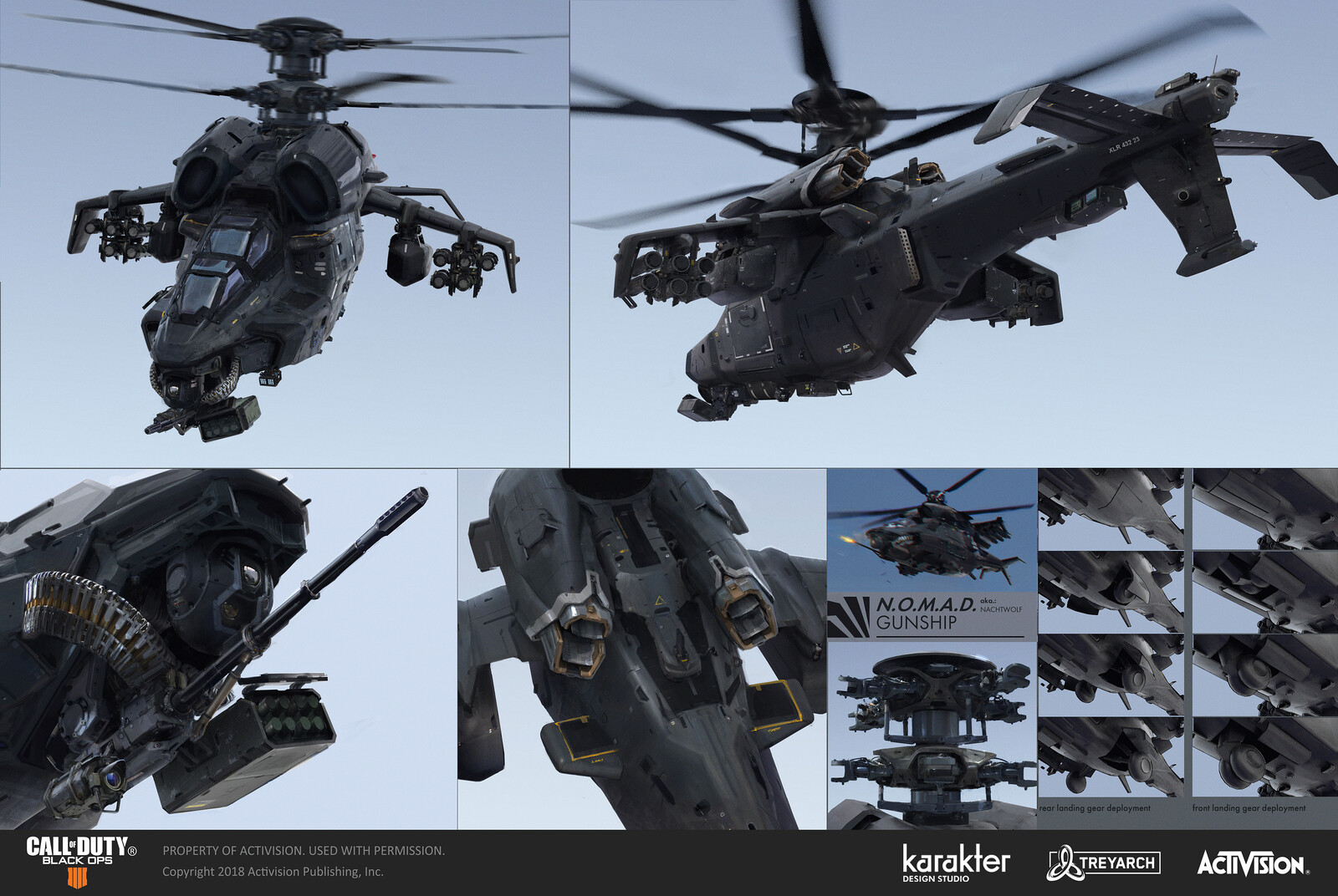 Artstation Cod Blackops 4 Gunship Karakter
