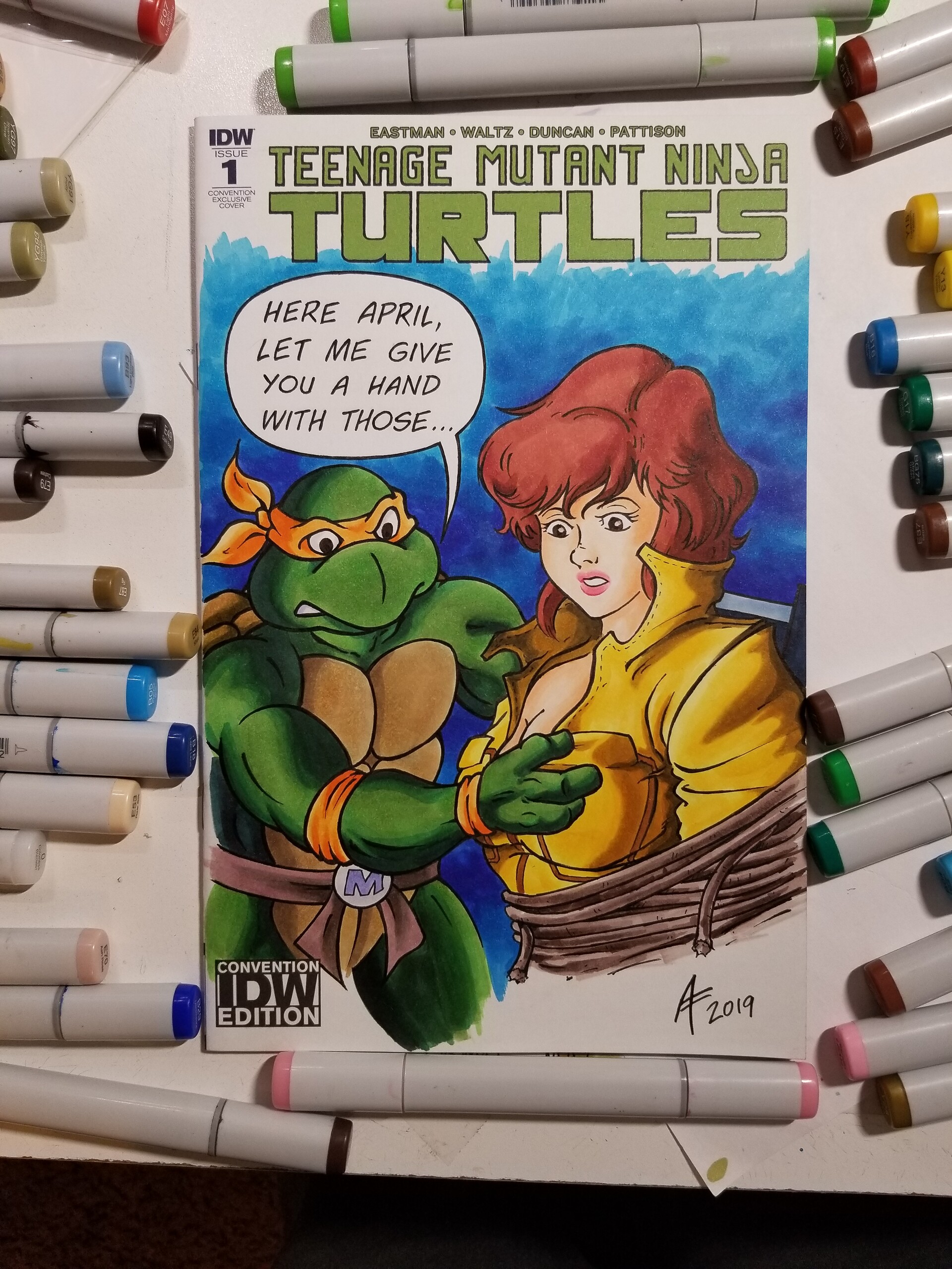 Andrew Fulwiler - Mikey Gives April a "Hand"