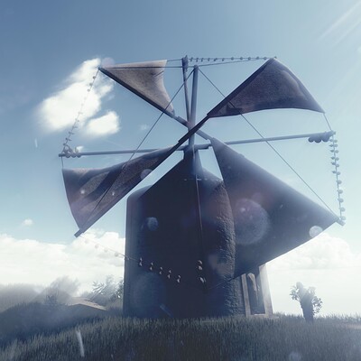 Penedo's Windmill virtual reconstruction