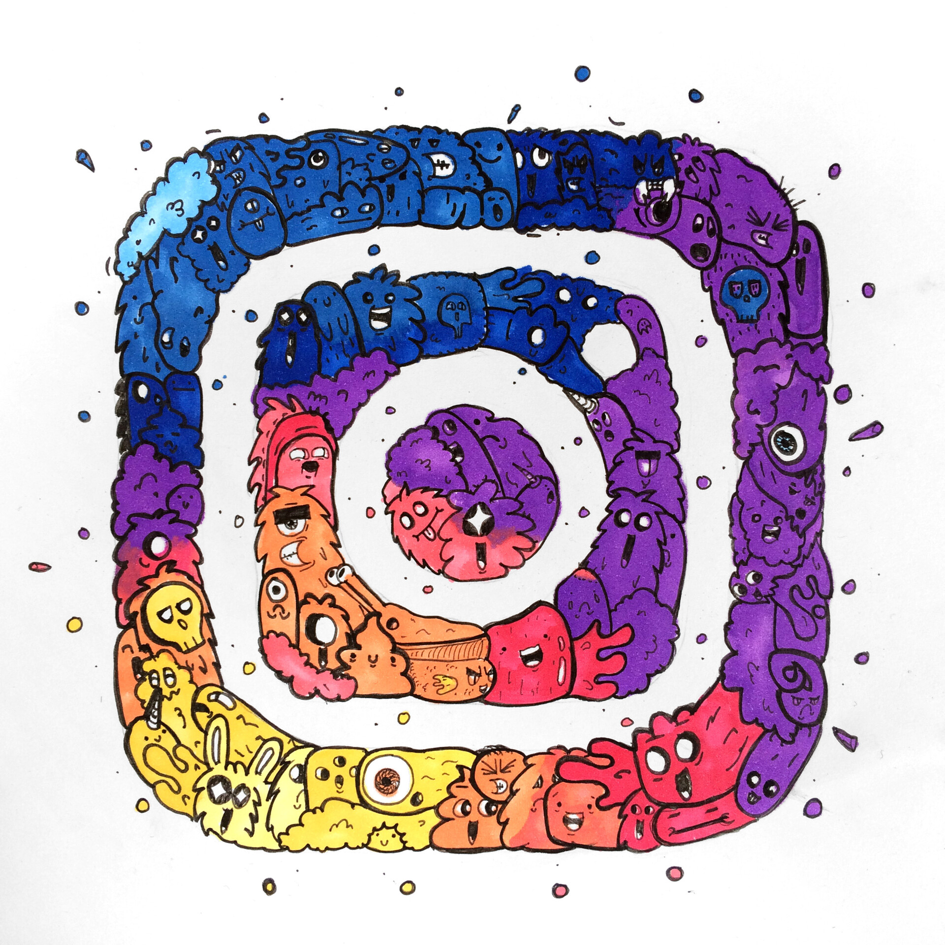 ArtStation Doodle  Logo Instagram  Jip Scheepers